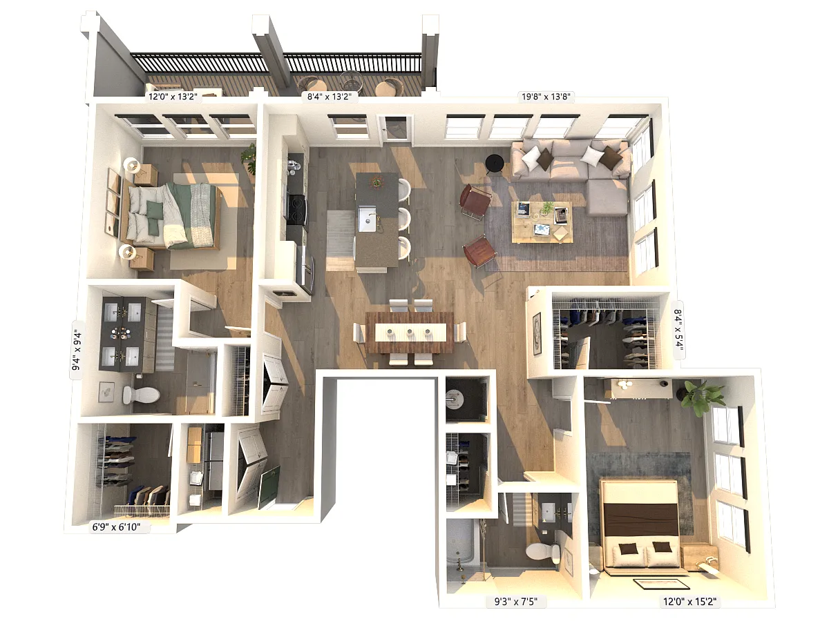 Floor plan C8