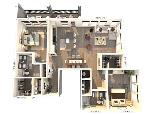 Floor plan C8