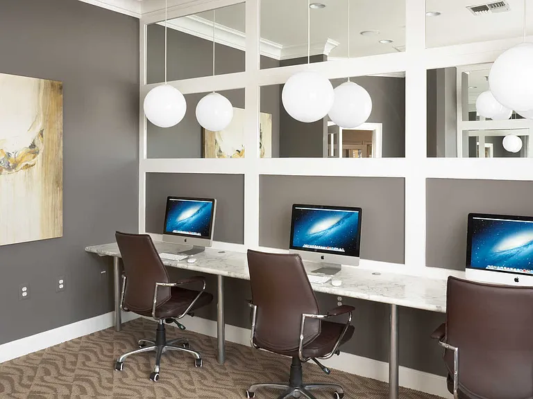 Business Center with Apple Computers