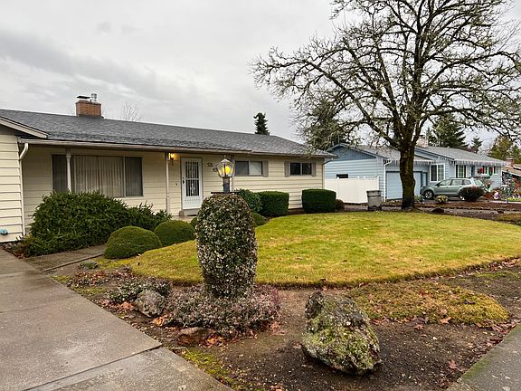 Closer angled view from street rainy season