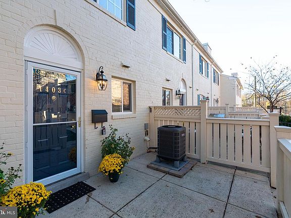 Private patio and entrance
