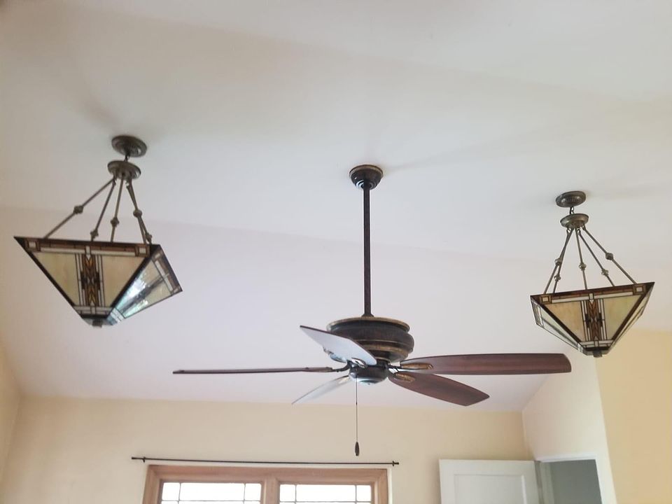 Craftsman lights & fan