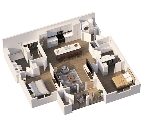 Floor plan B1