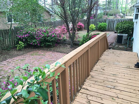 Upper backyard and patio
