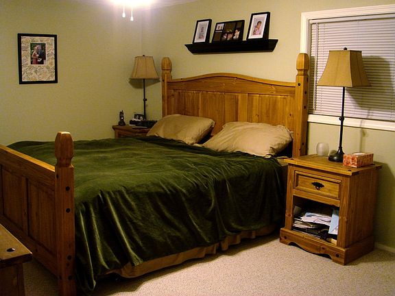 master bedroom has a double wide and extra deep closet