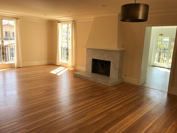 Spacious Living/ Dining room. The kitchen is off to the right.