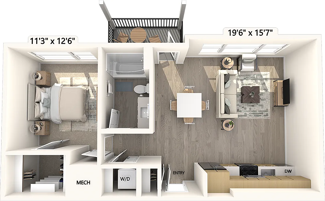 Floor plan A6b