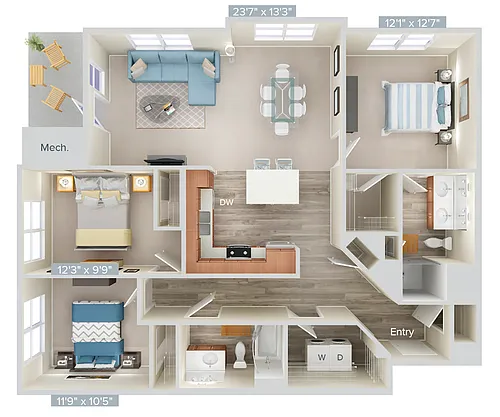 Floor plan C1-1397-Ter