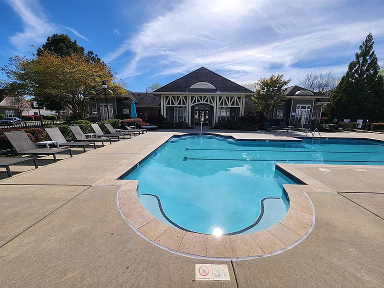 Community pool view #1