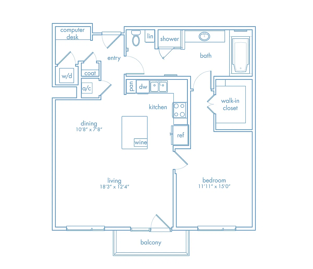 Floor plan Chagall One