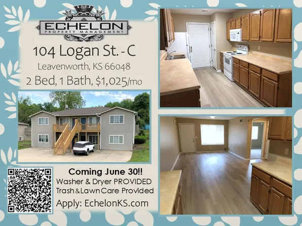 104 Logan Street, 104 Logan St APT C, Leavenworth, KS 66048