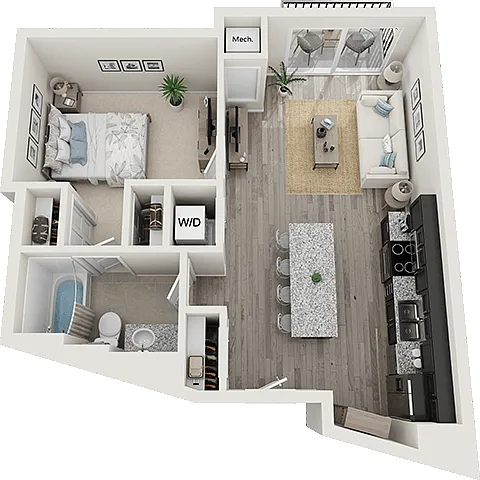 Floor plan Plan E