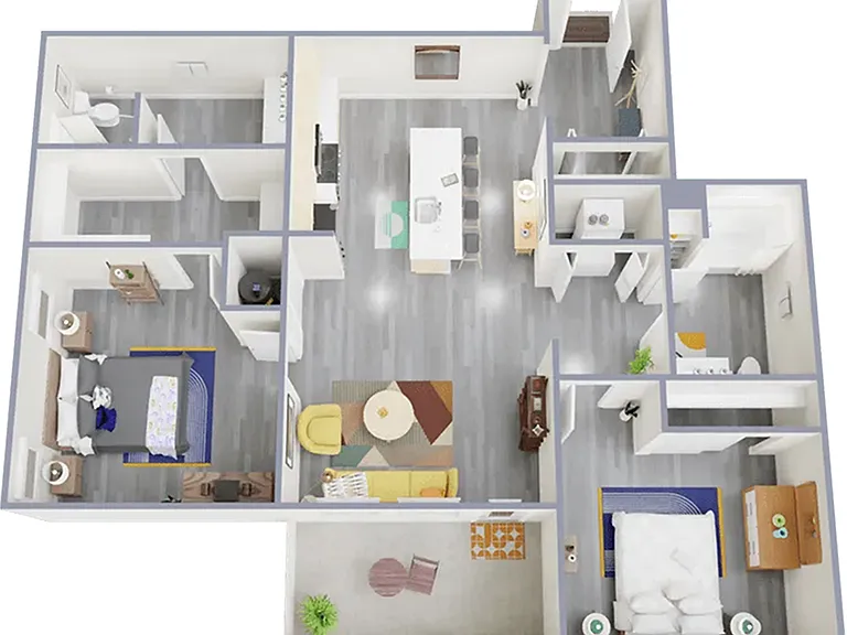 Two bedroom, two bath, 1,108 square foot apartment home Two bedroom, two bath, 1,108 square foot apartment home