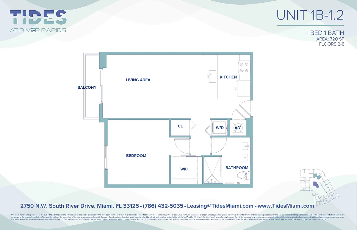 Floor plan 1B-12
