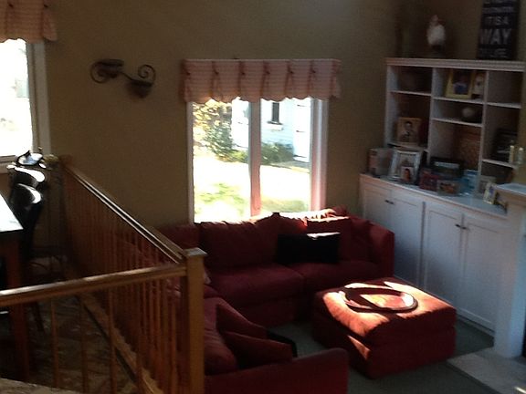 Family room with fp and built ins