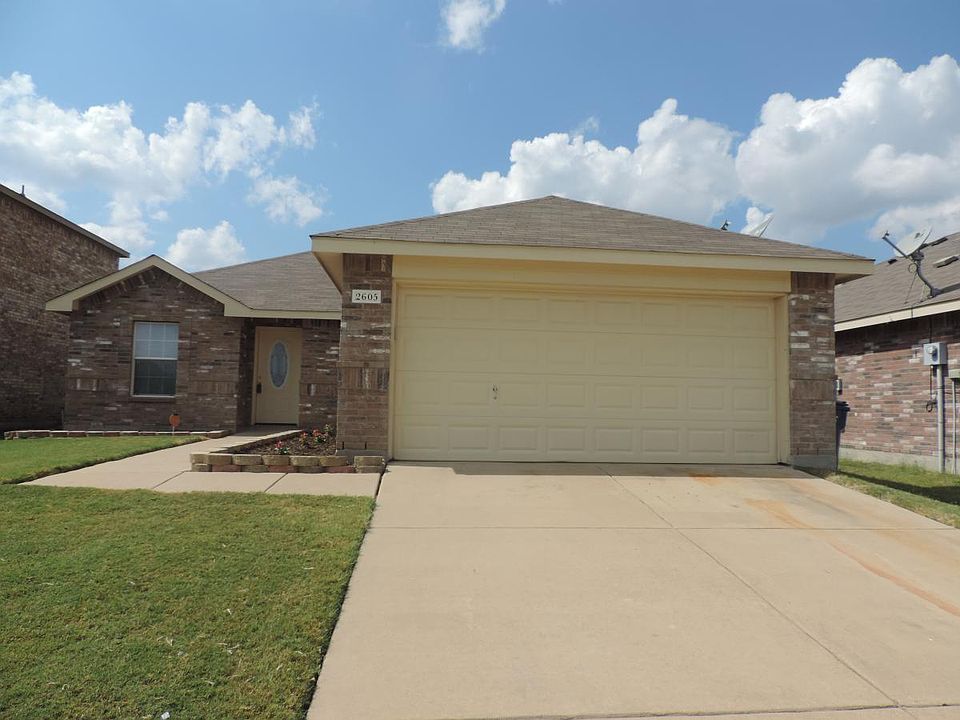 Front elevation with 2 car garage