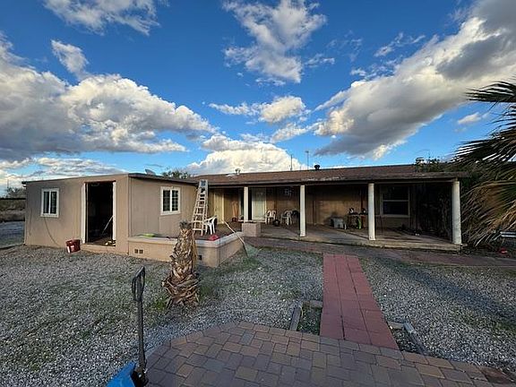 Back patio area and storage