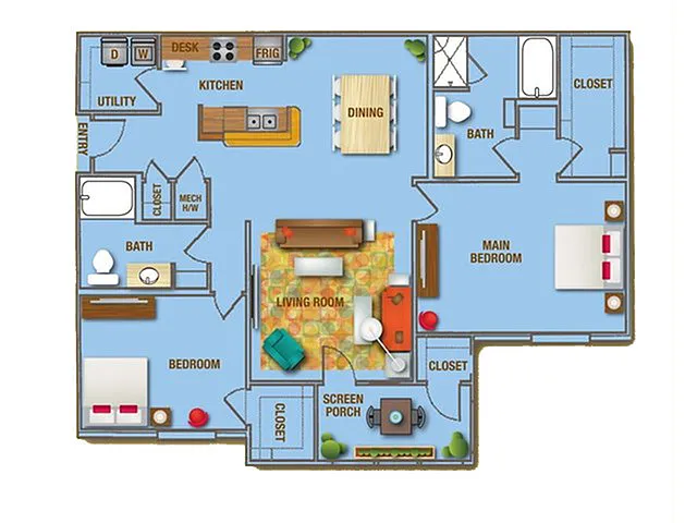 Floor plan Kitten Lake II
