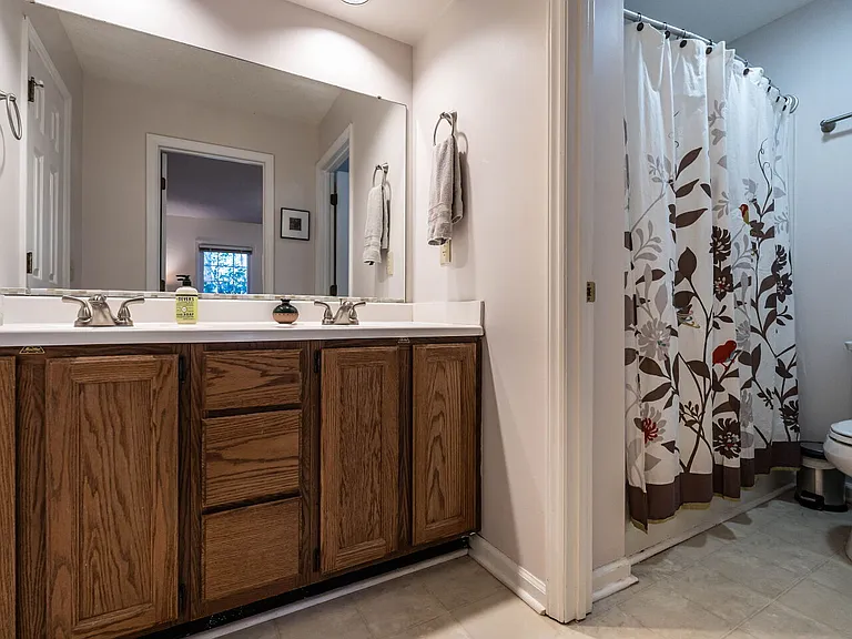Two sinks means space for you and yours!