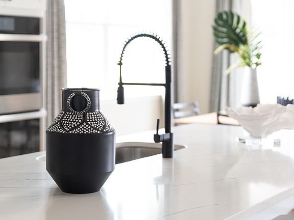 Sleek black hardware