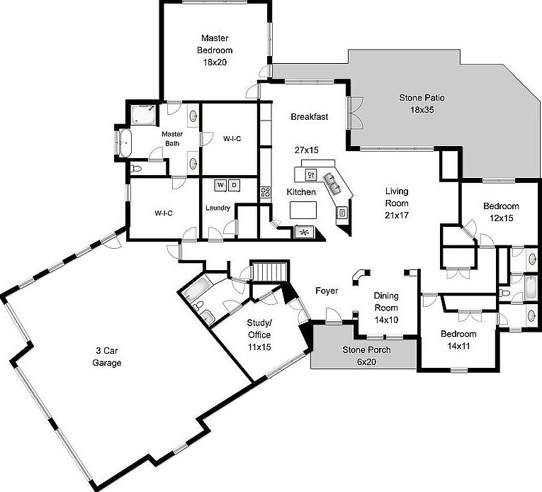 Main house