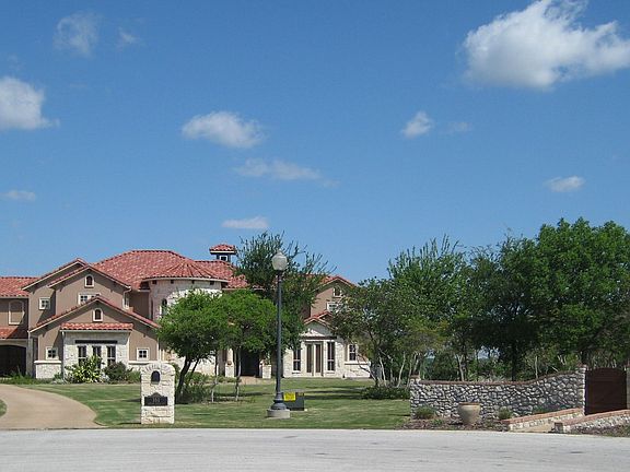 Across cul de sac to NW