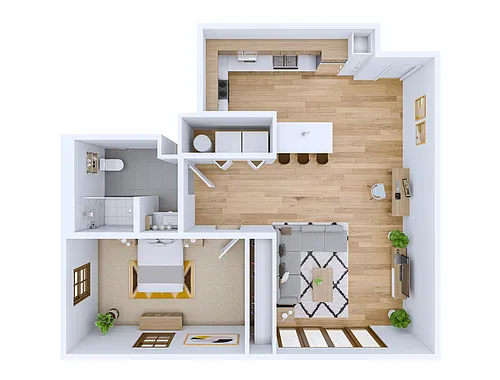 Floor plan Chaparral - Private Balcony