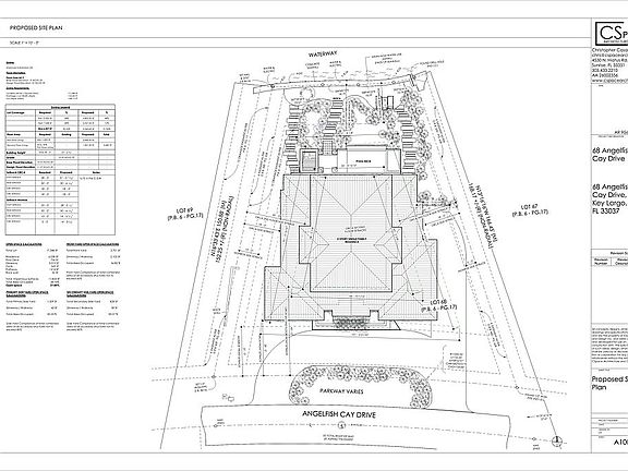 Site plan - new home