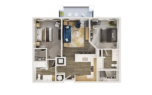 Floor plan B1B