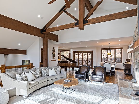 Primary living room with fireplace
