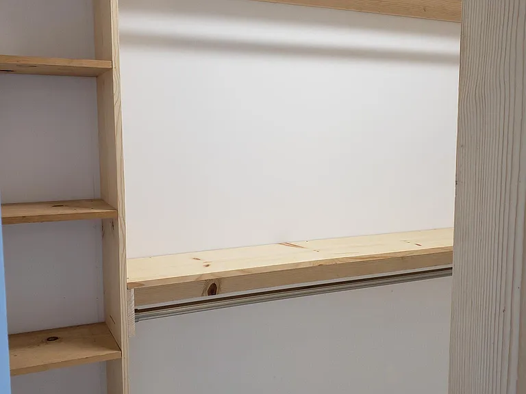 Master walk-in closet.