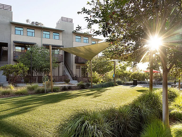 Courtyard at Sunset