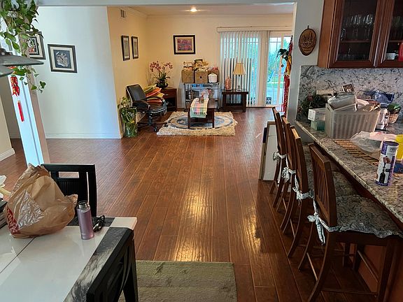 looking from dining room toward living room.