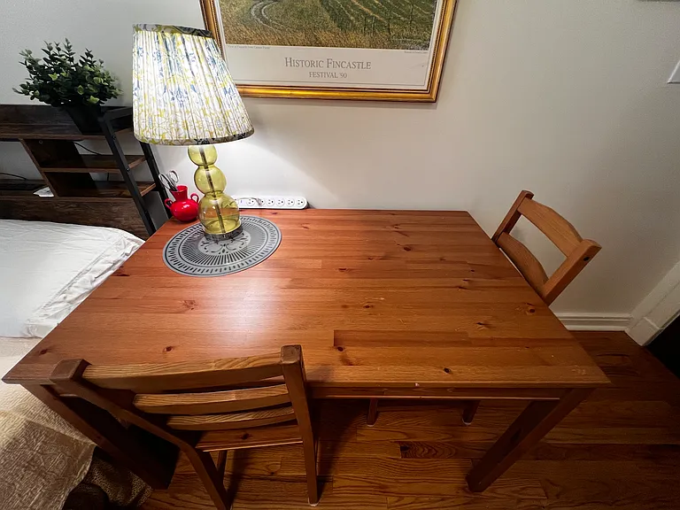 Table for two.