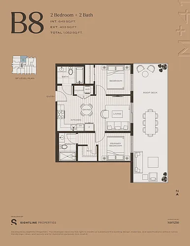 Floor plan 2 Bedroom