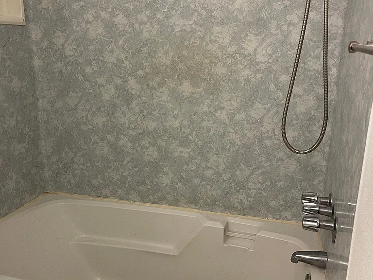 Relax after a long day with a soak in the tub.