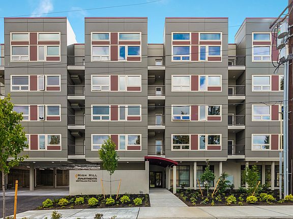 High Hill Apartments East elevation
