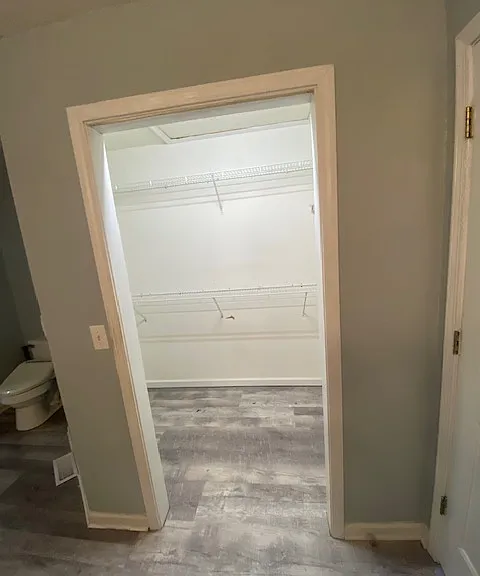 Master walk-in closet