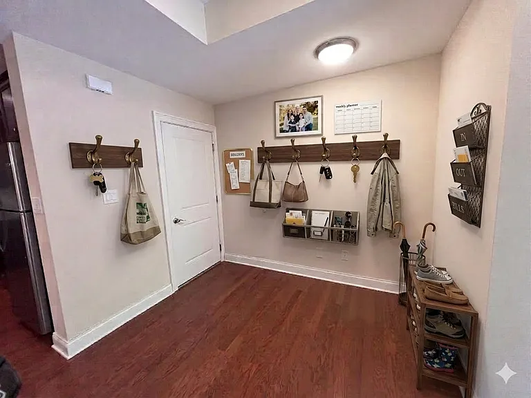 AI generated to show decorated mudroom