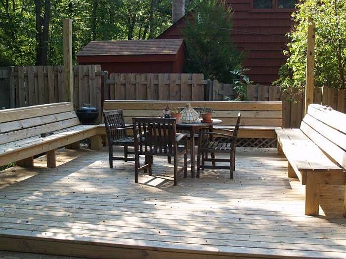 The back deck