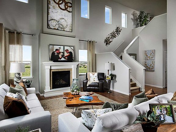 Example of Residence 3503 Great Room - Actual colors and finishes will vary