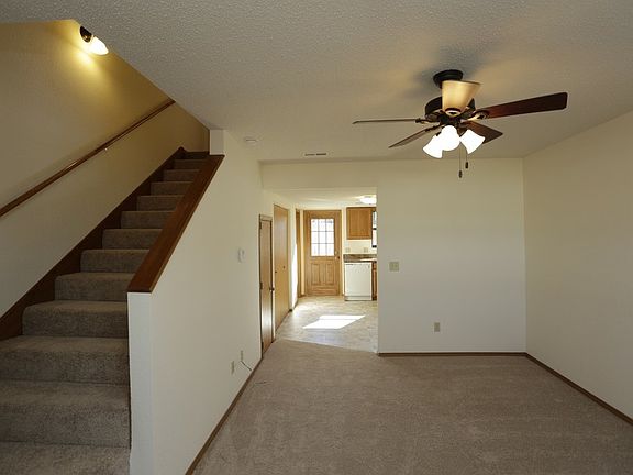 Living room / staircase view from front door
