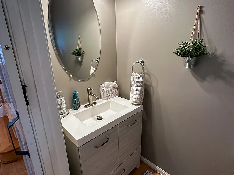 Powder room on main level