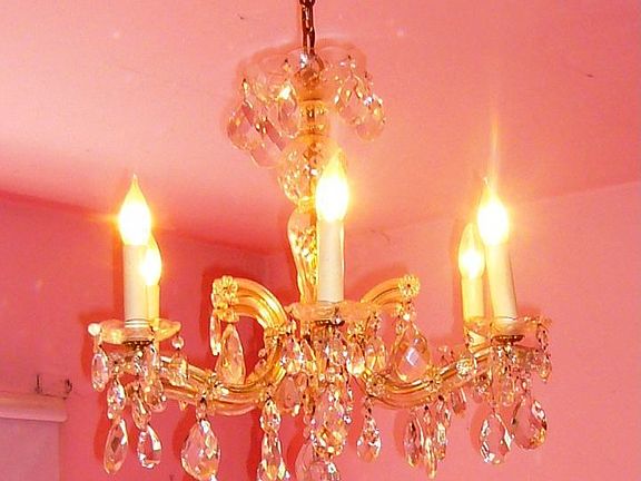 One of several chandeliers