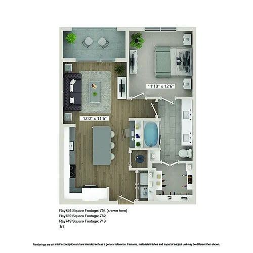 Floor plan A44