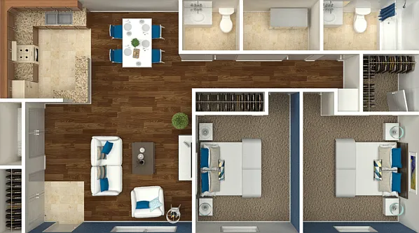 2 Bedroom 1.5 Bath 2 Bedroom 1.5 Bath