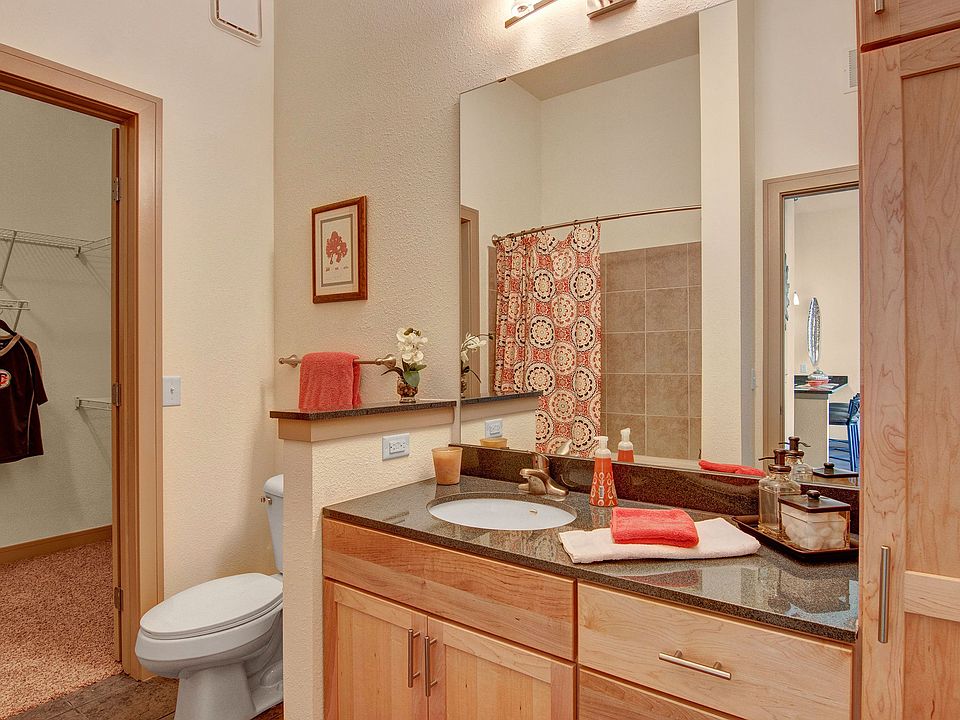 Residence At The COR Bathroom with Walk in Closet