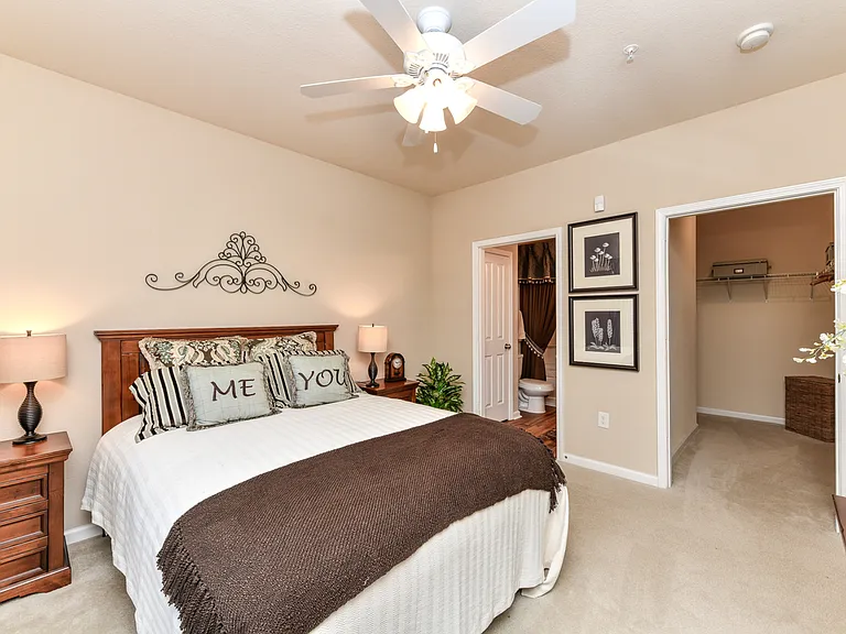 Decorated Model Bedroom