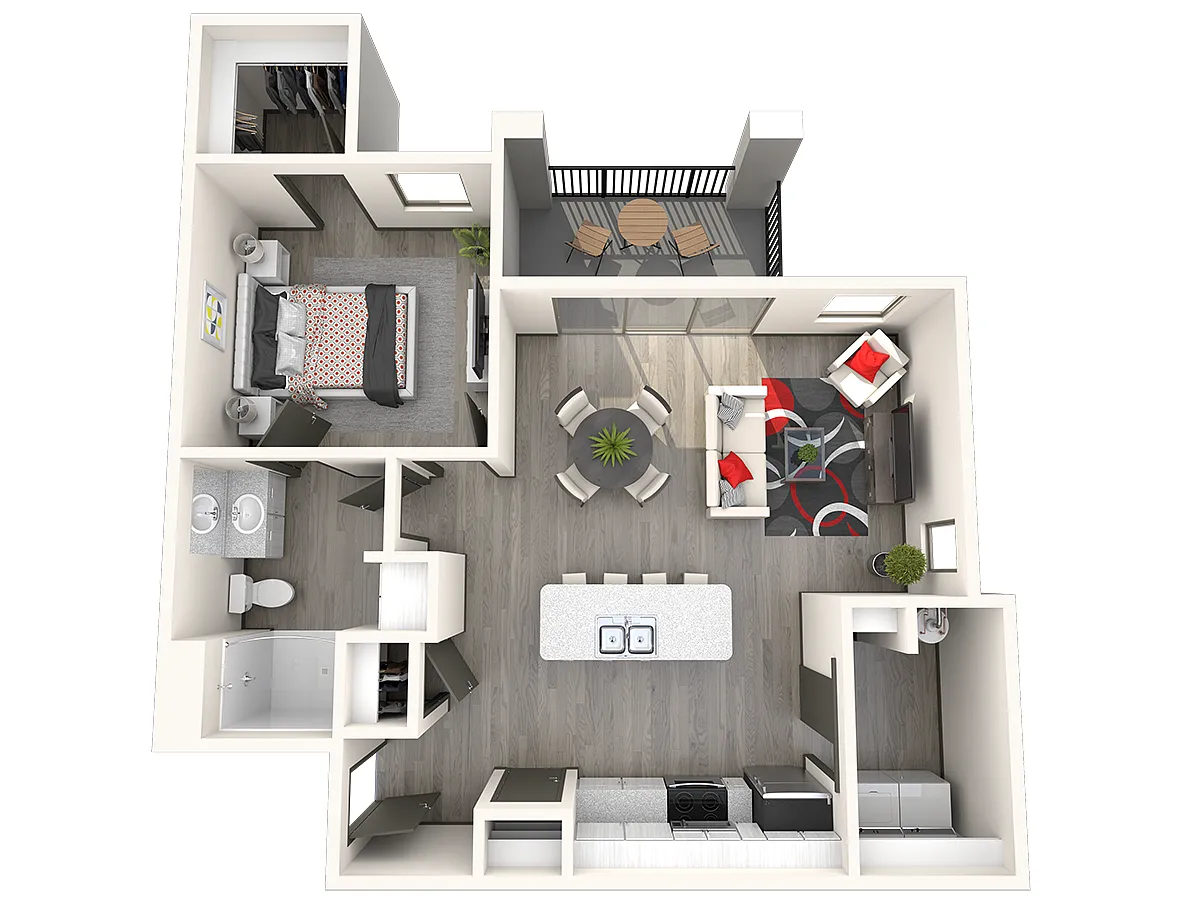 Floor plan 1X1