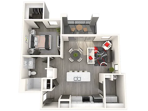 Floor plan 1X1